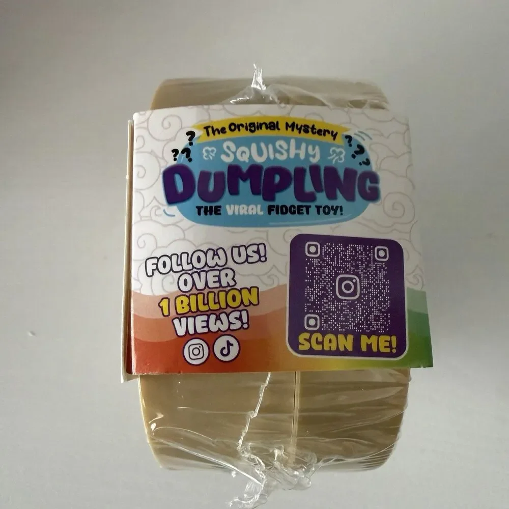 RMS Squishy DUMPLING Series 3 Mystery Viral Fidget Toy PARTY CONFETTi Edition